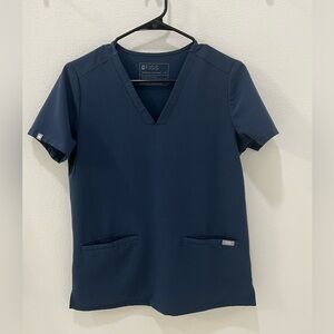Figs women's Dark Harbor Casma™ - Three-Pocket Scrub Top - XS /